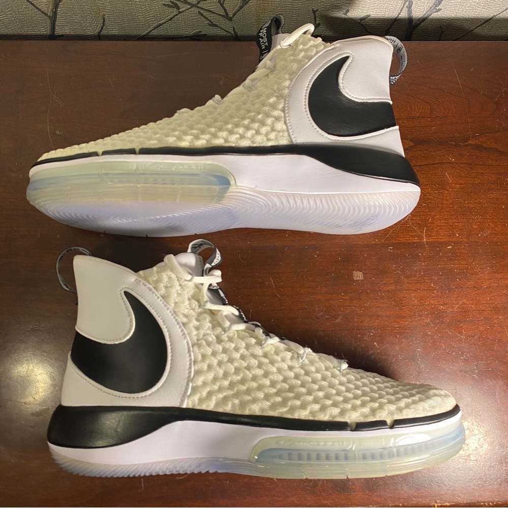 Nike AlphaDunk TB White Black High Top - Picture 2 of 8